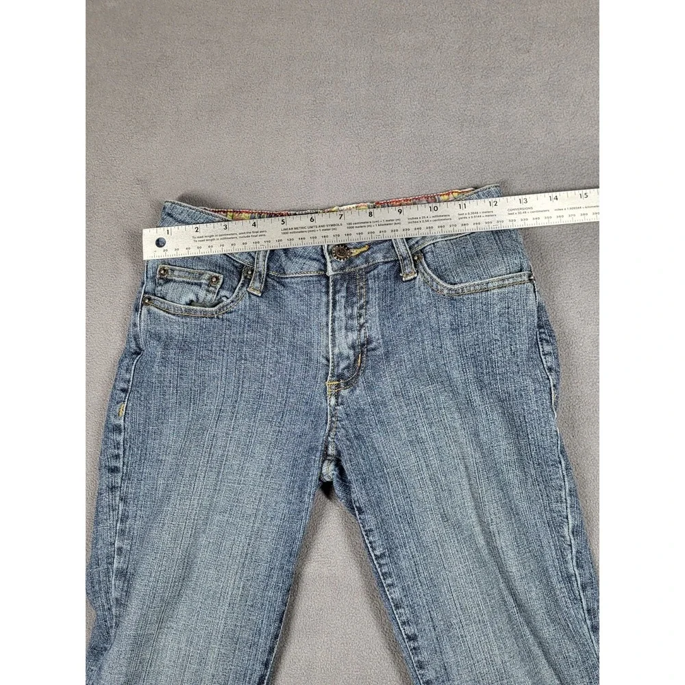 Robert Graham Women Jeans 24 28 Blue Denim Regular‎ Fit Straight Leg Stretch